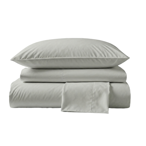 285 Thread Count Percale Bed Sheet Set | Slate