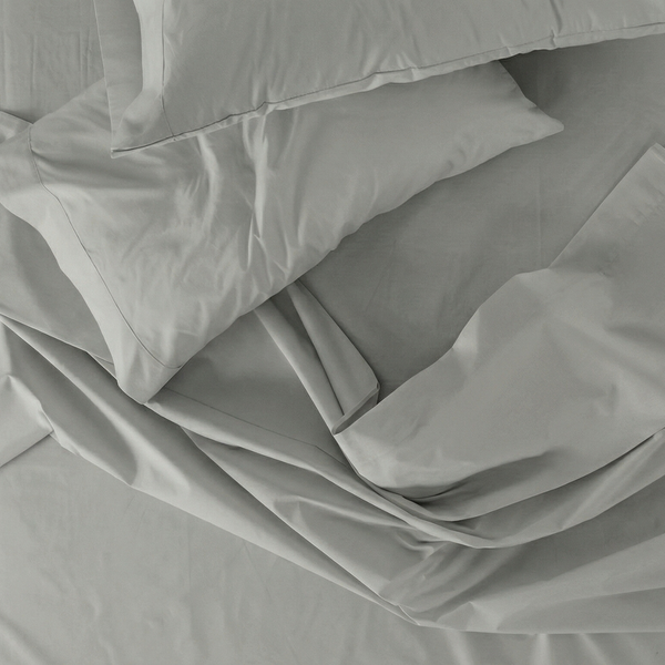 285 Thread Count Percale Bed Sheet Set | Slate