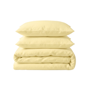 415 Thread Count Percale Duvet Cover Set | Ivory