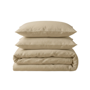 285 Thread Count Percale Duvet Cover Set | Latte