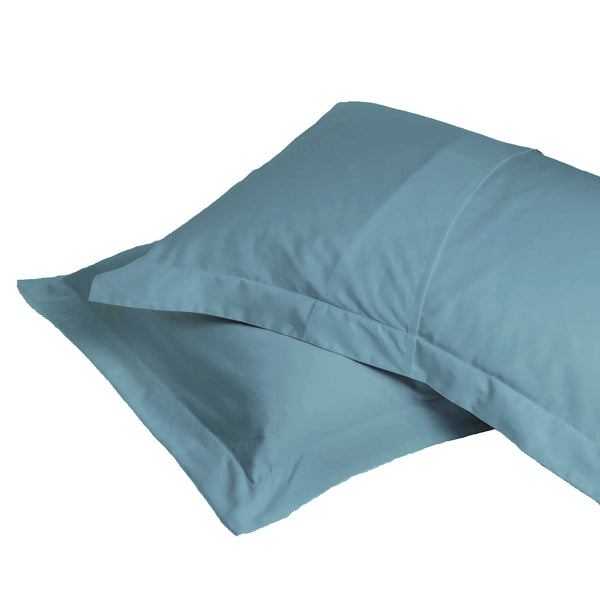 415 Thread Count Percale Duvet Cover Set | Light Denim