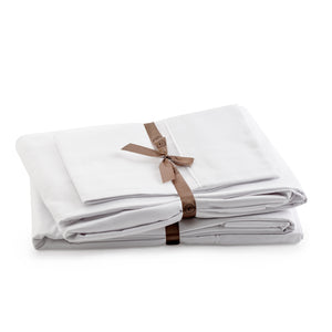 800 Thread Count Sateen Bed Sheet Set | White